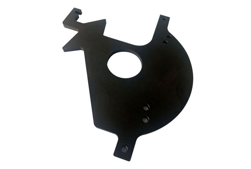 Placa de calço de óxido preto de usinagem CNC